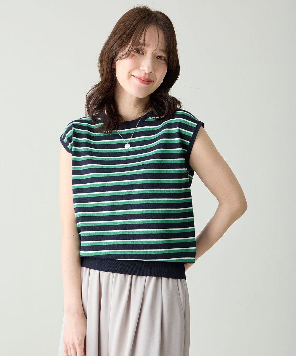 ANY ツインニットセット（ノースリーブニット＋カーディガン） 