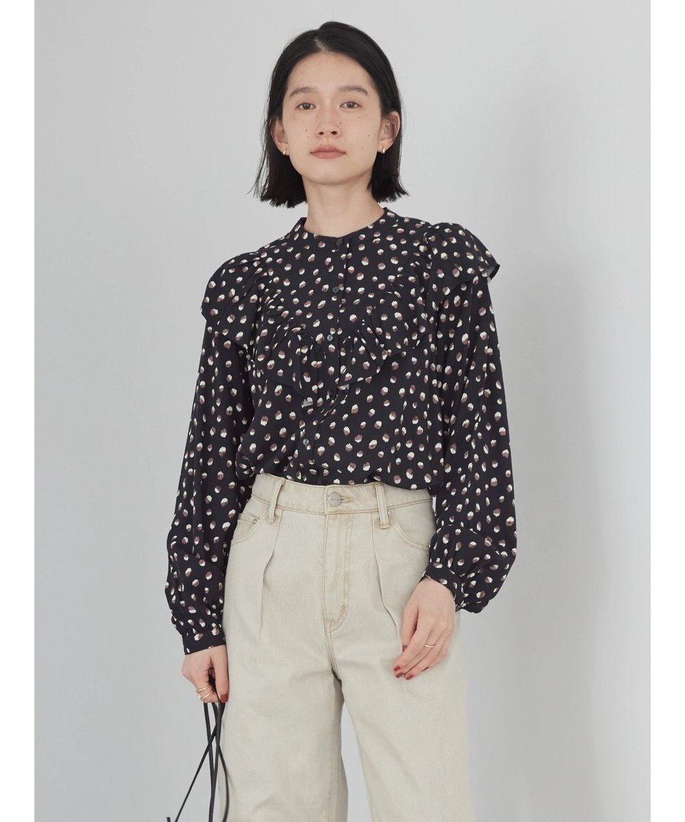 AMERICAN HOLIC アソートプリントフリルブラウス 