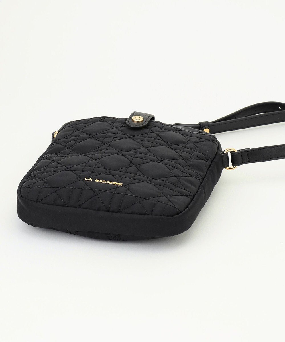 LA BAGAGERIE グリッドキルティングショルダー 
