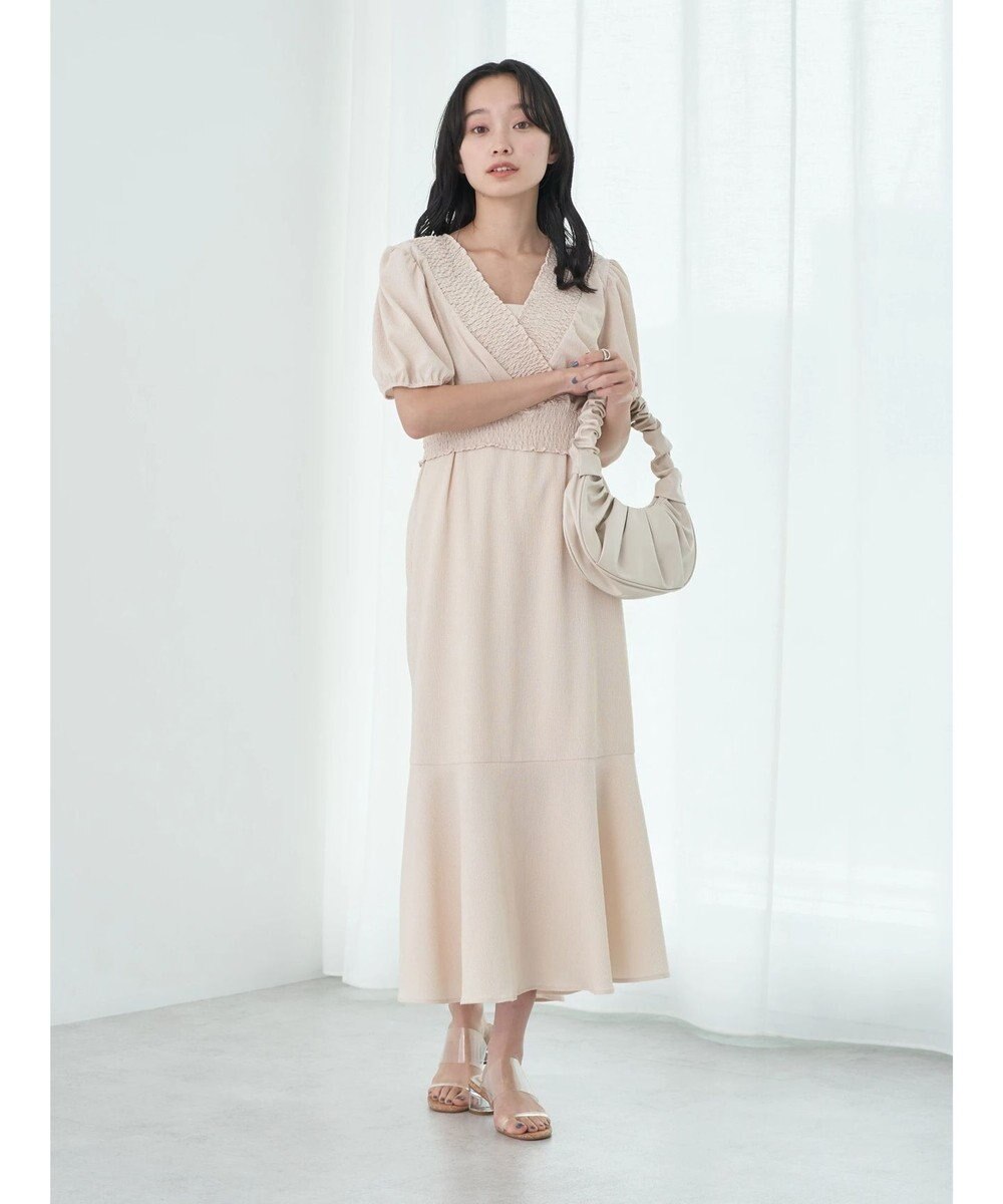 earth music&ecology ＳＥＴ２点カシュクールプルオーバー＋ワンピース 