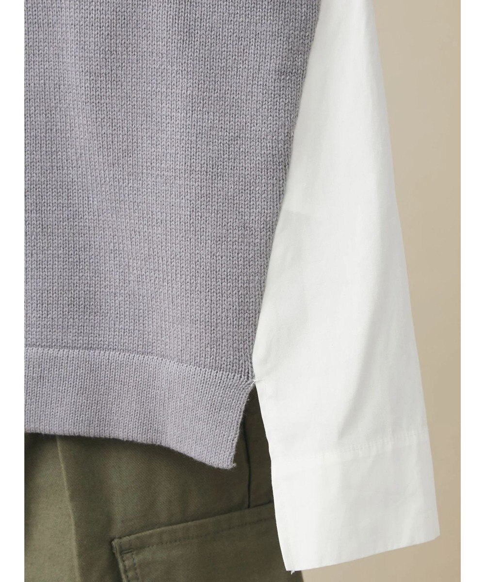 CRAFT STANDARD BOUTIQUE シャツドッキングニットプルオーバー 