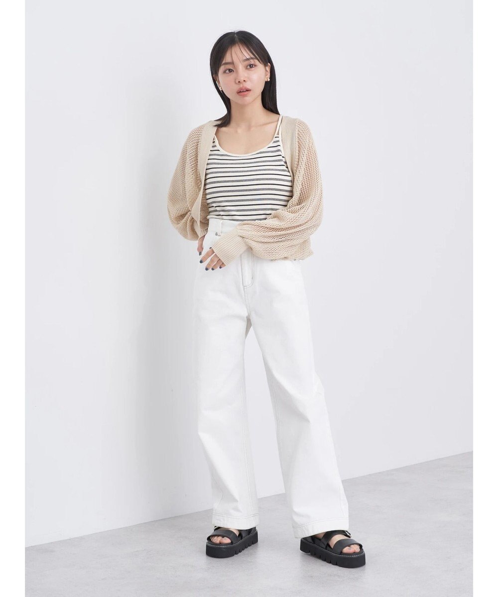 earth music&ecology メッシュボレロ 