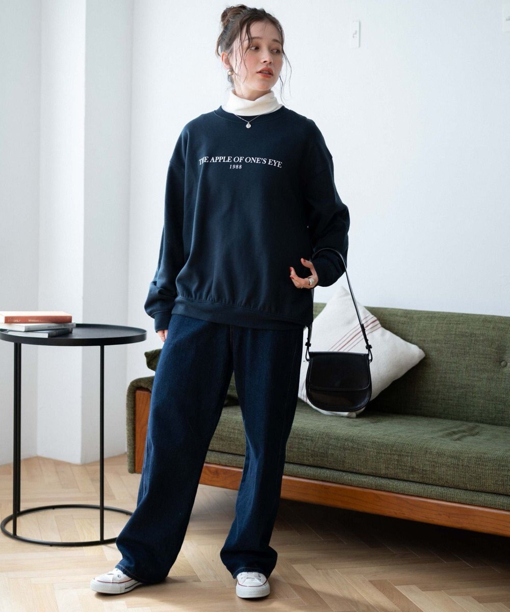 WEGO 【WEB限定】クルーネックプルオーバー 