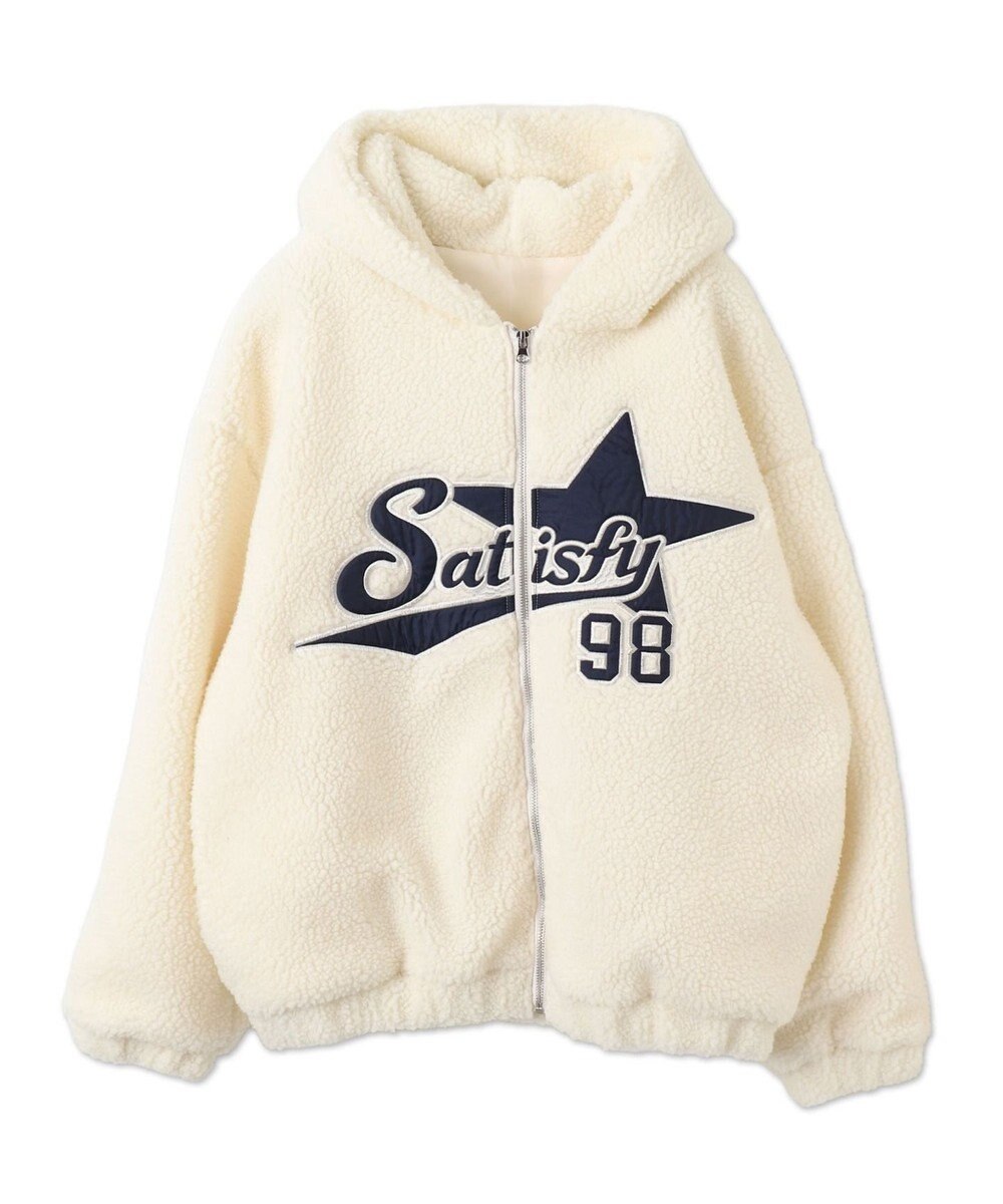 WEGO ロゴボアパーカー 