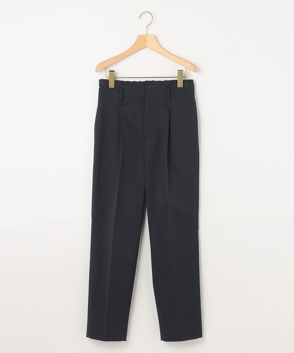 組曲 【ストレッチ・イージーケア】ハイウエストチノ パンツ 