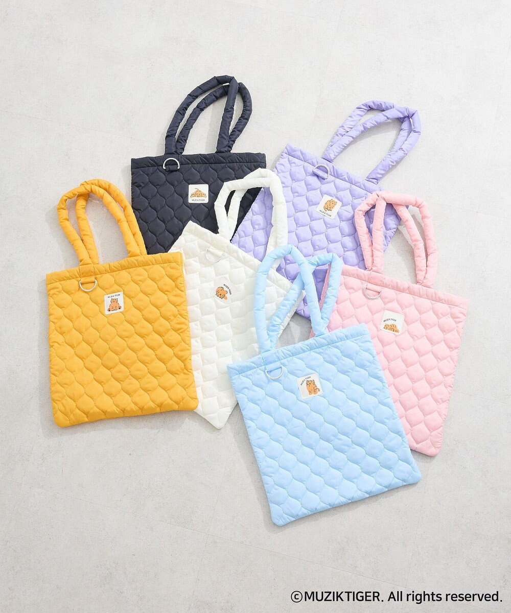 Green Parks ムジークタイガー/カラーキルトトートBAG 