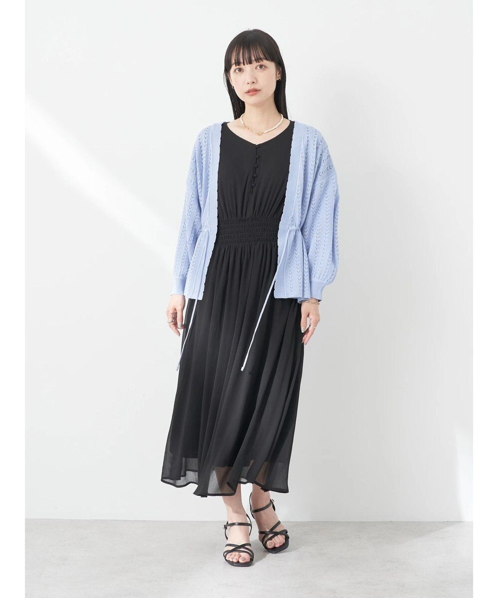 earth music&ecology シャーリングワンピース 