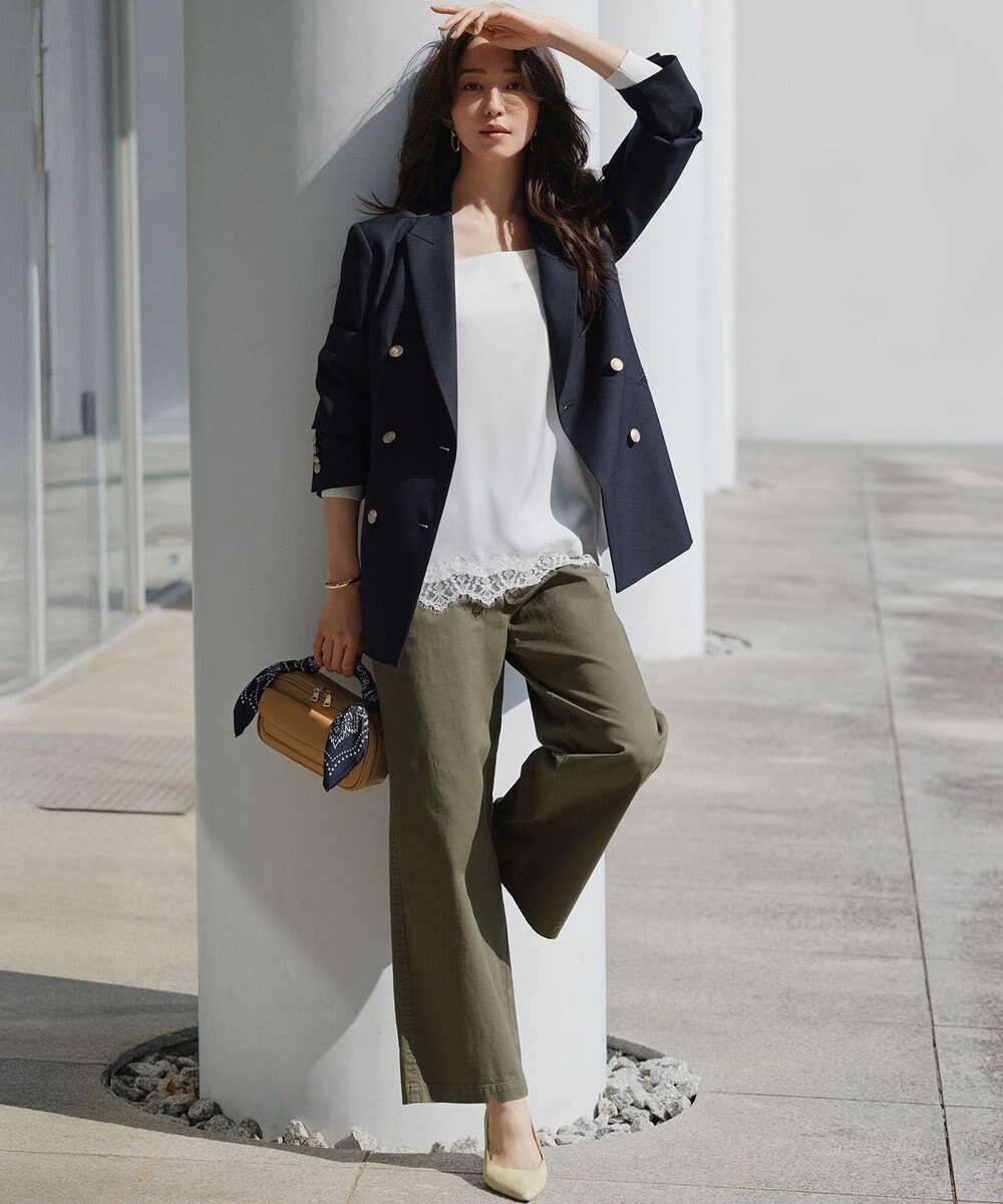 23区 フラップポケット2WAY ショルダーバッグ 