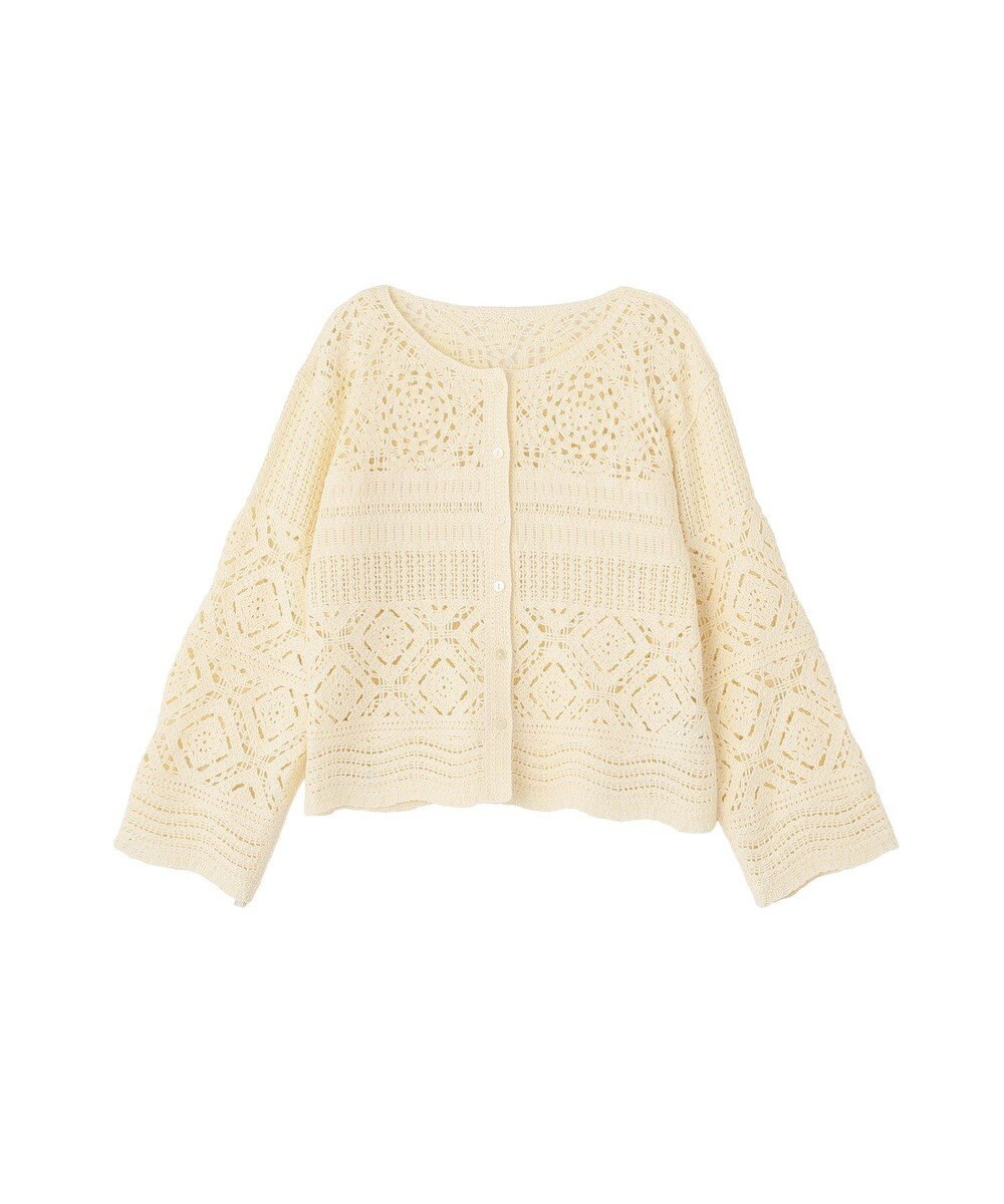 AMERICAN HOLIC クロシェニットカーディガン 