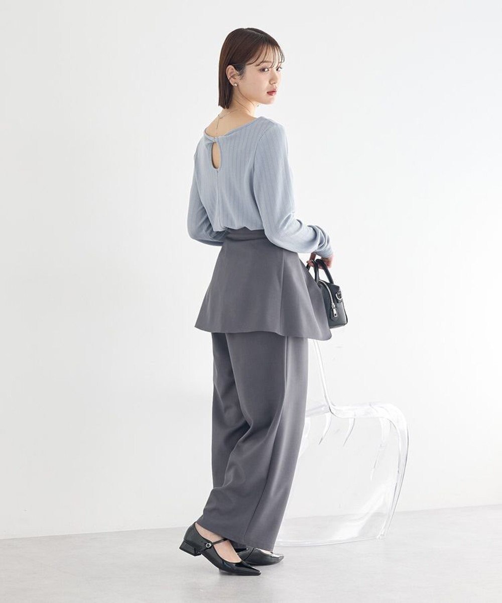 earth music&ecology 【予約】【2WAY】ラップスカート付きパンツ 