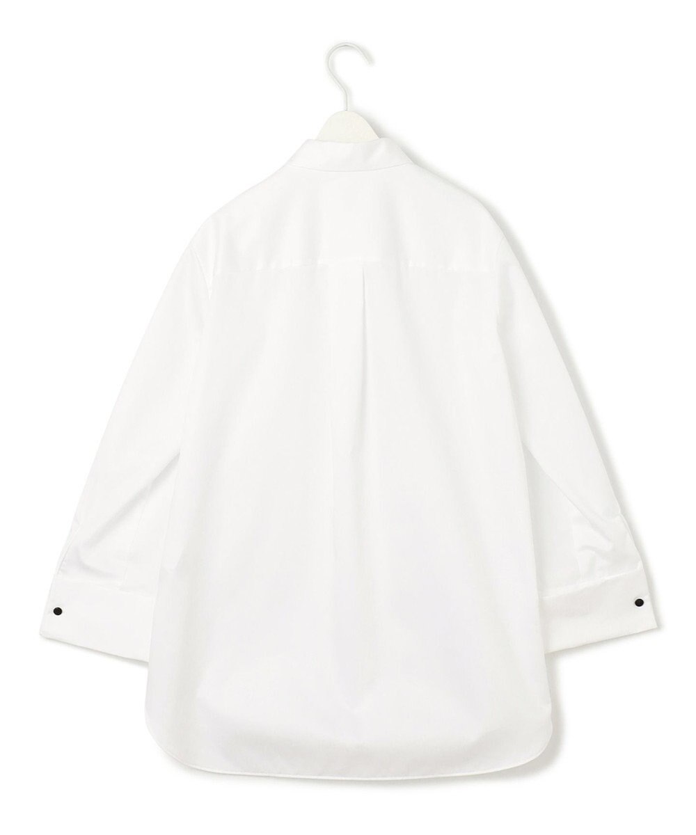 ICB 【洗える】 コットンサテンシャーティング シャツ 