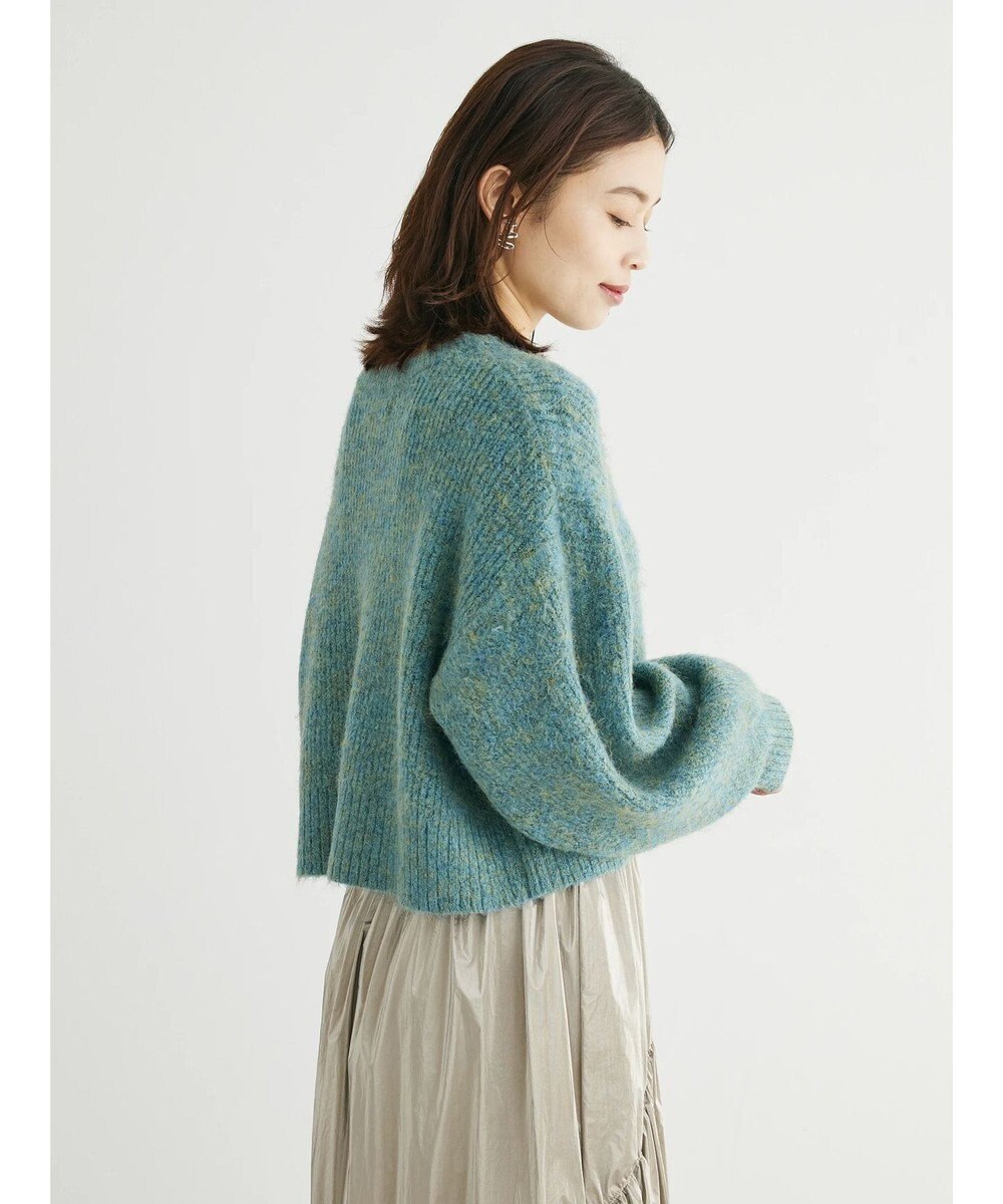 Green Parks ・ＥＬＥＮＣＡＲＥ　ＤＵＥ　ミックスシャギーニット 