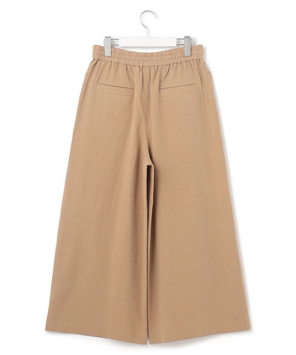 J.PRESS YORK STREET 【WOMEN】ワンウォッシュリネンコットン ワイドパンツ 