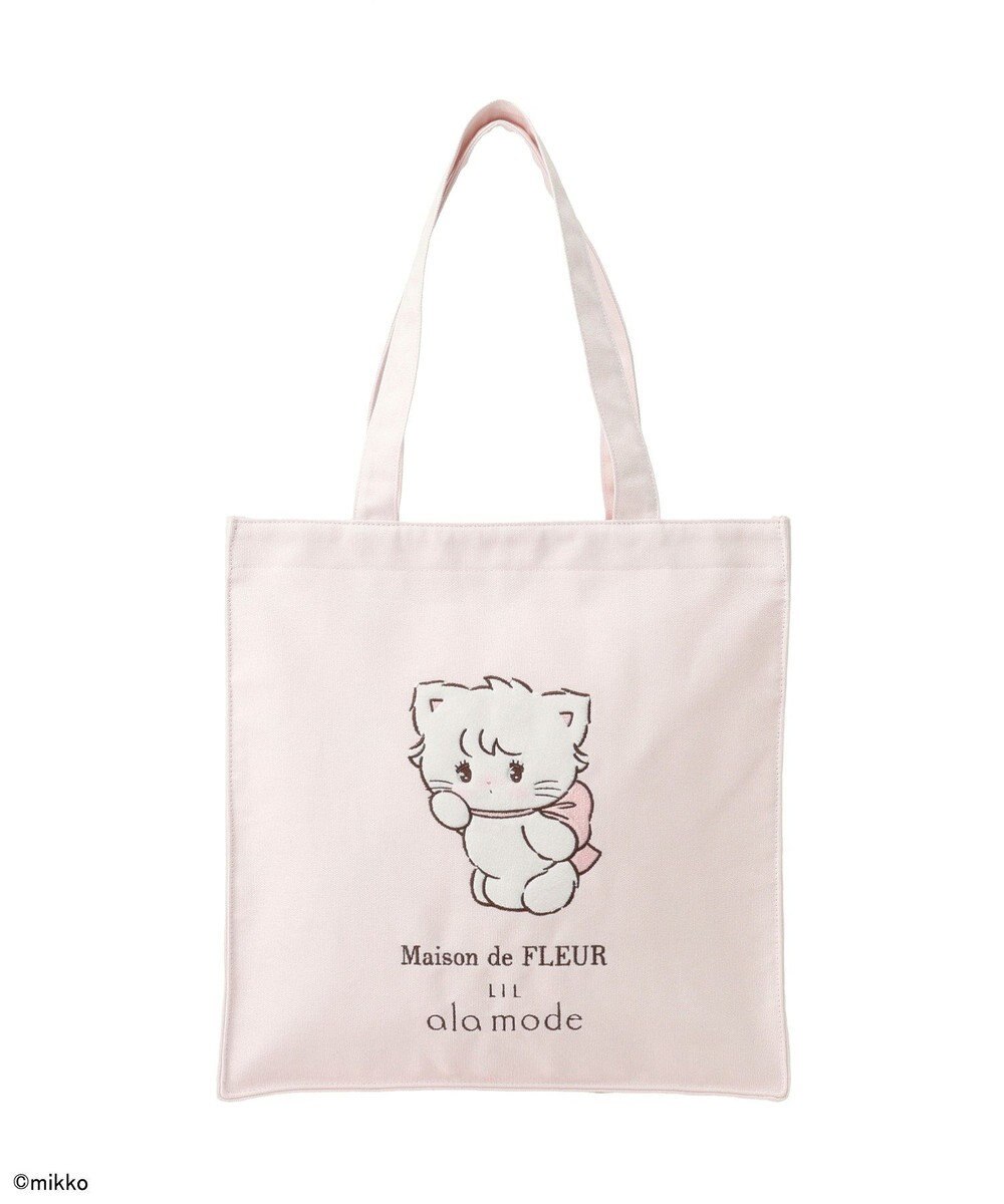 Maison de FLEUR Lil ala mode スクエアトートバッグ 