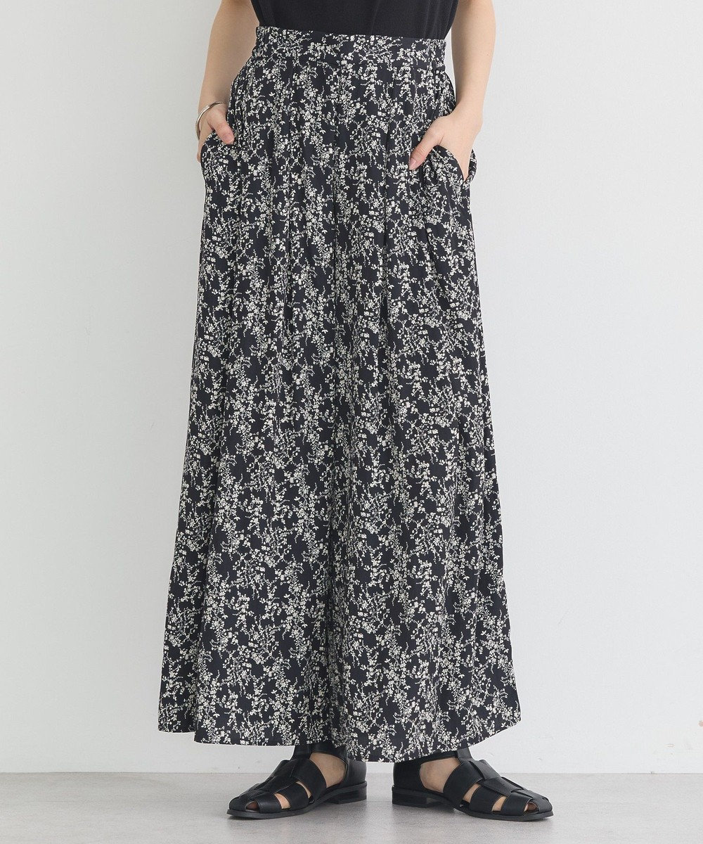 earth music&ecology マットサテンスカーチョ 