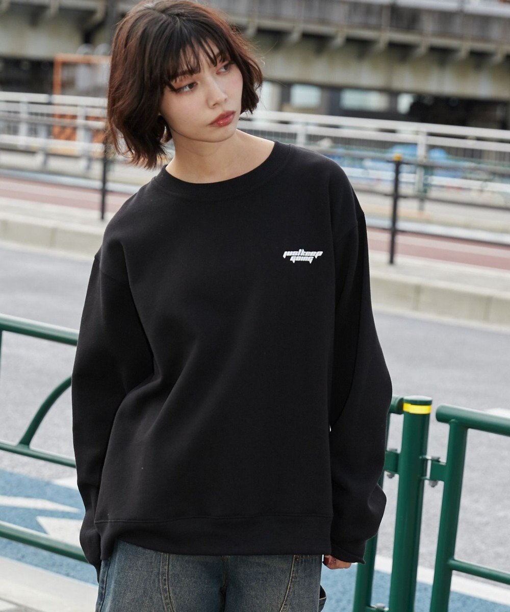 WEGO 【ユニセックス着用ITEM】リラックスフィットグラフィックプルオーバー 