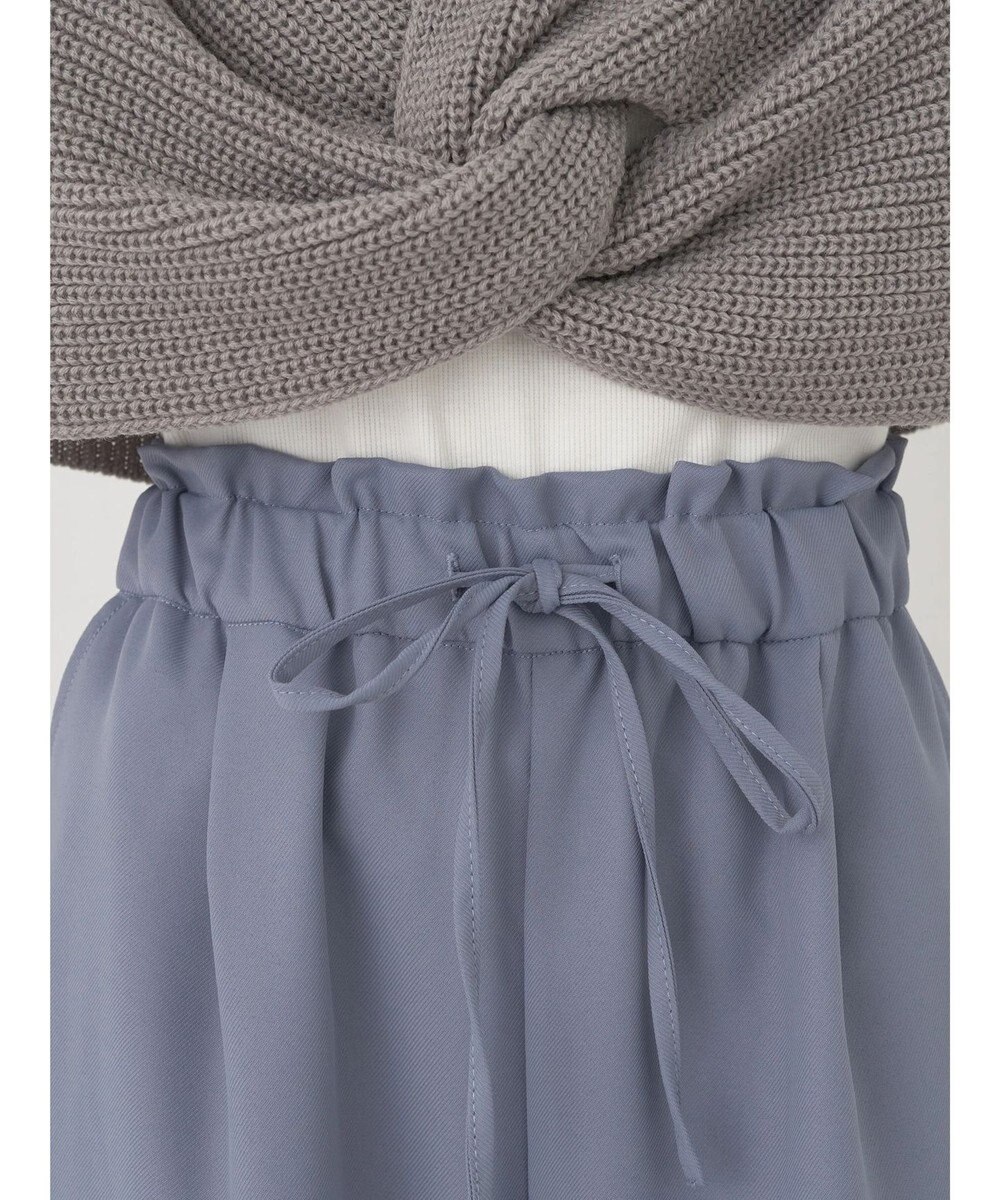 earth music&ecology 裾ドロストパラシュートパンツ 