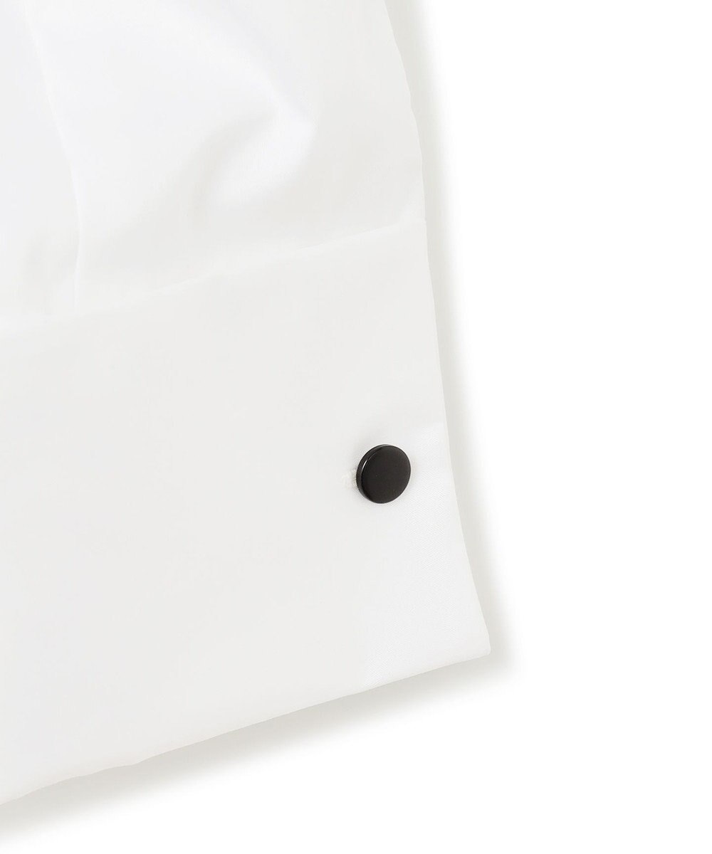 ICB 【洗える】 コットンサテンシャーティング シャツ 