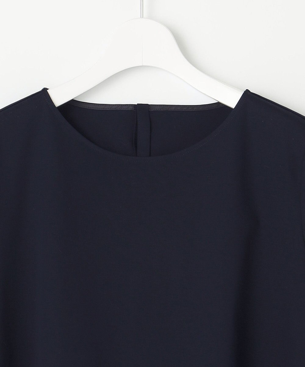 23区 【洗える】スカーフプリントコンビ バックデザイン カットソー 