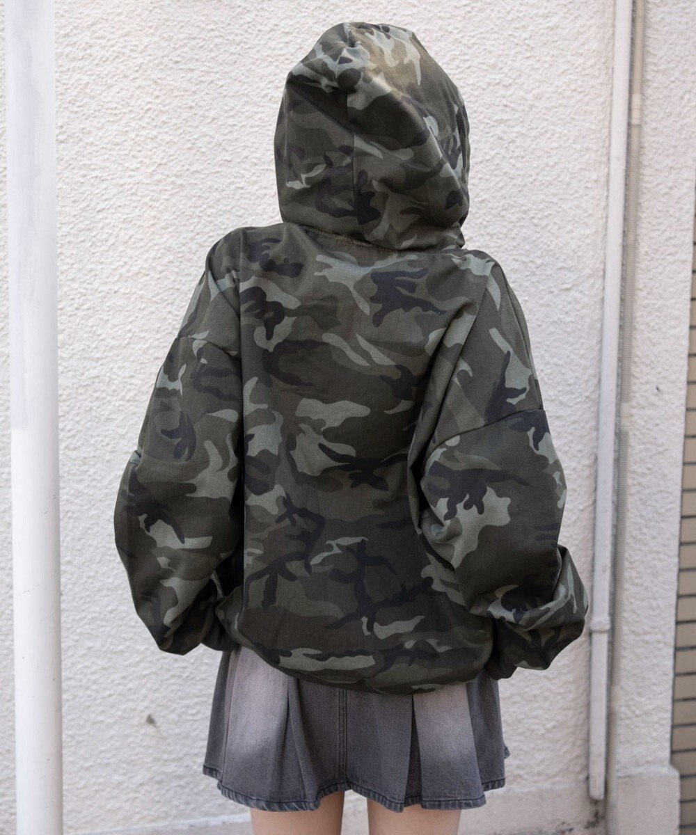 WEGO カレッジロゴBIGZIPパーカー 