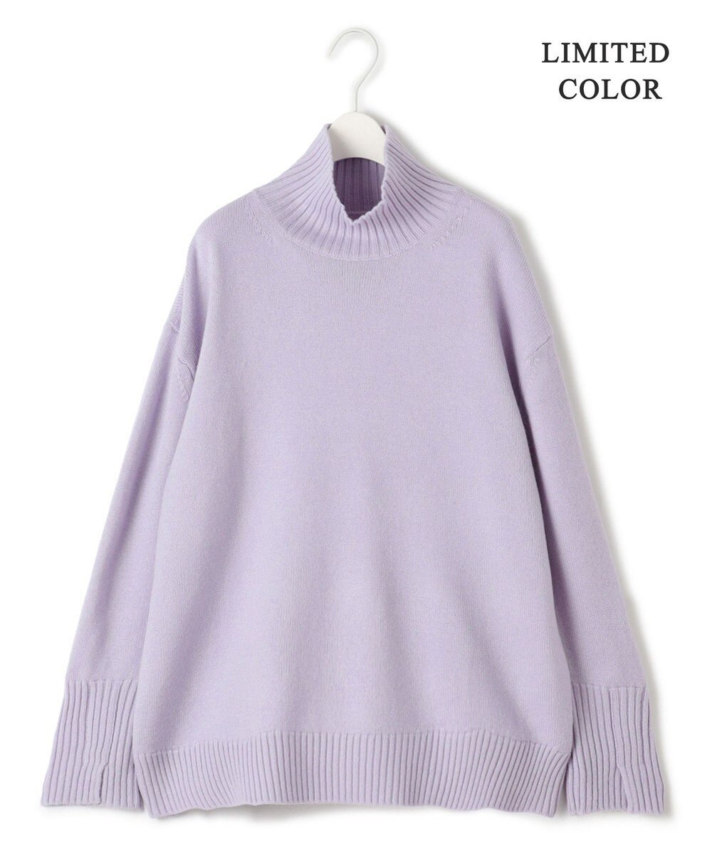 ICB 【新色追加・WEB限定カラーあり】 ソフトカシミヤミックス ハイネックニット 
