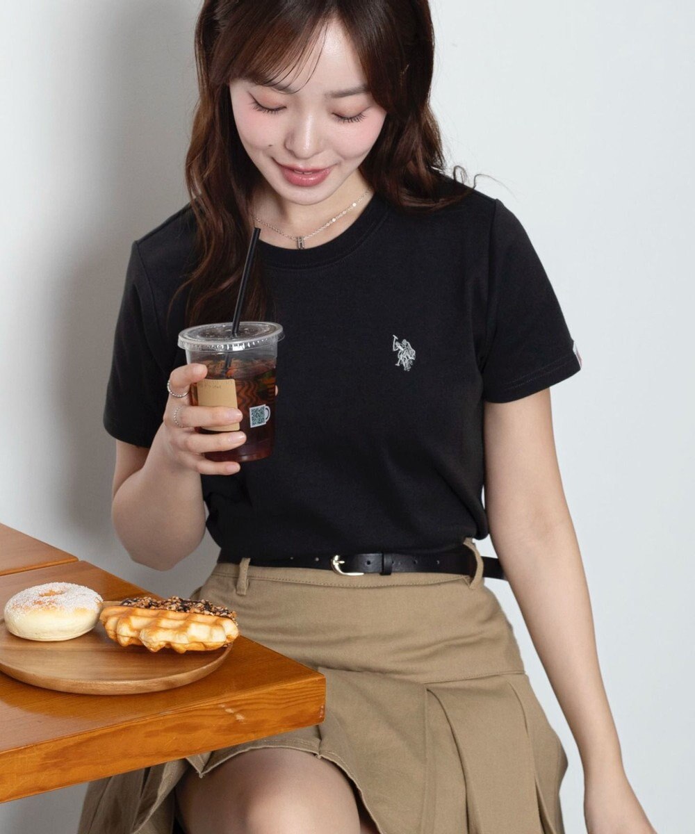 WEGO 【SMLサイズ展開】U.S. POLO ASSN.別注コンパクトTシャツ 
