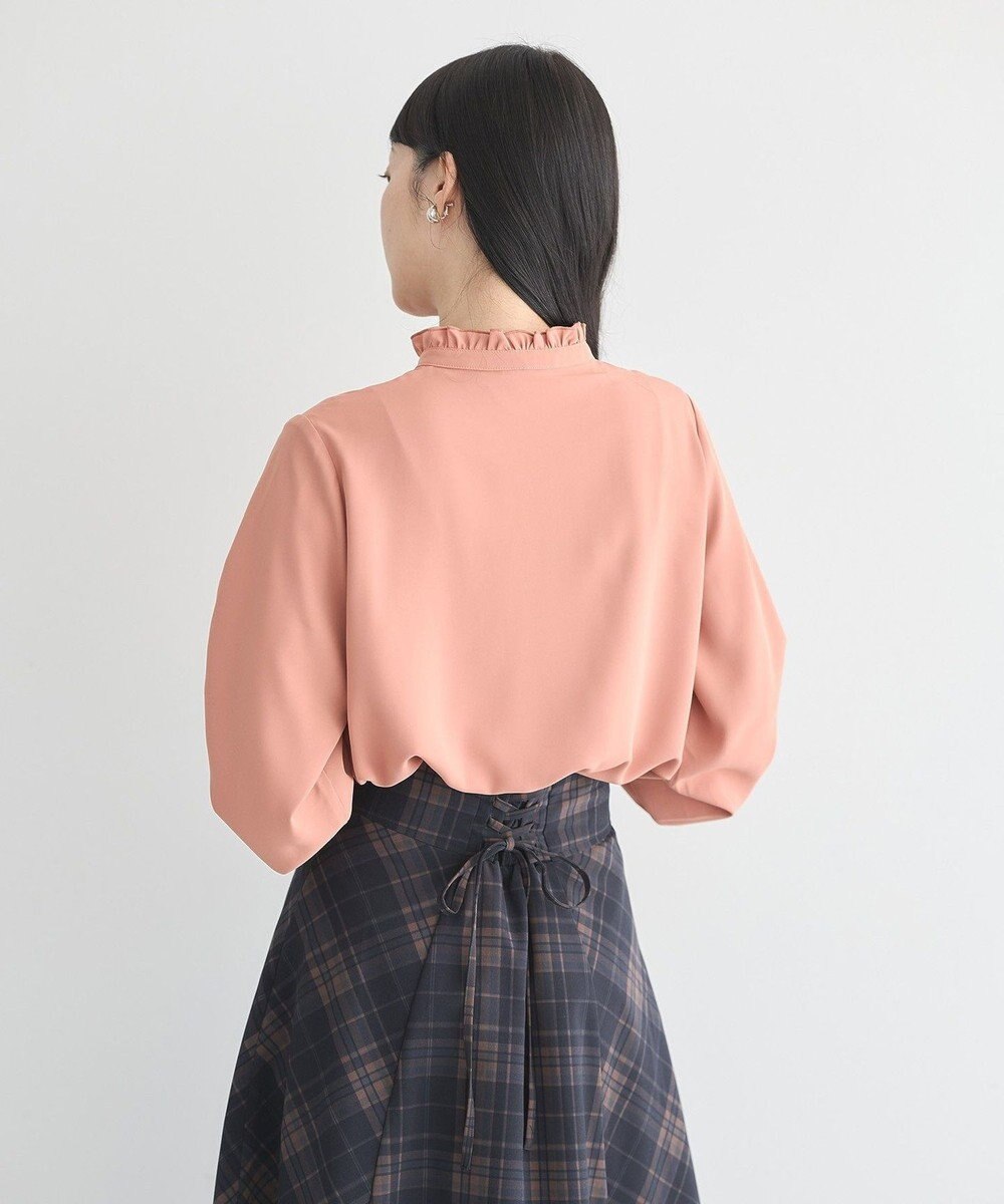 earth music&ecology フリルピンタックブラウス 