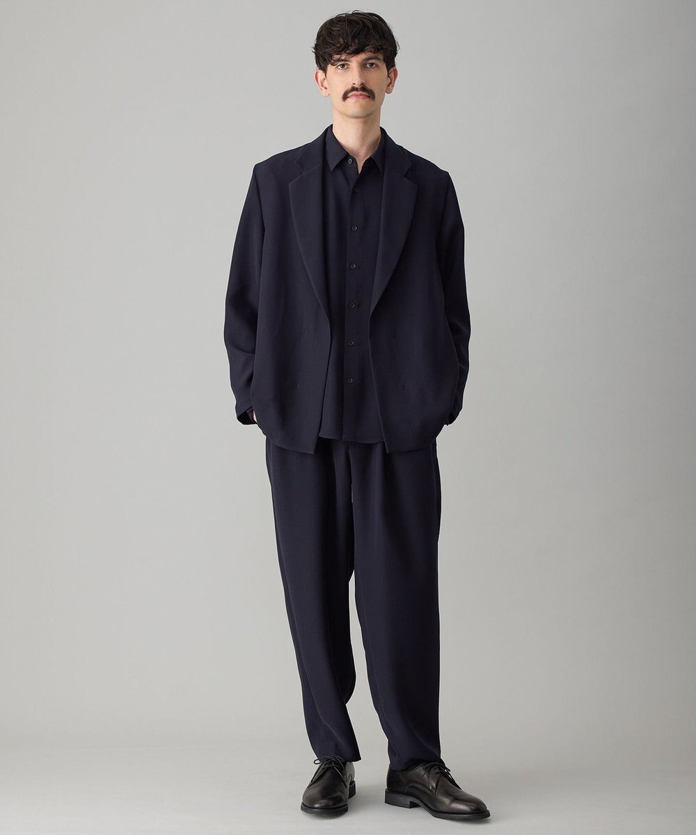 UNFILO MENS 【接触冷感/セットアップ対応】ダブルクロス シャツ 