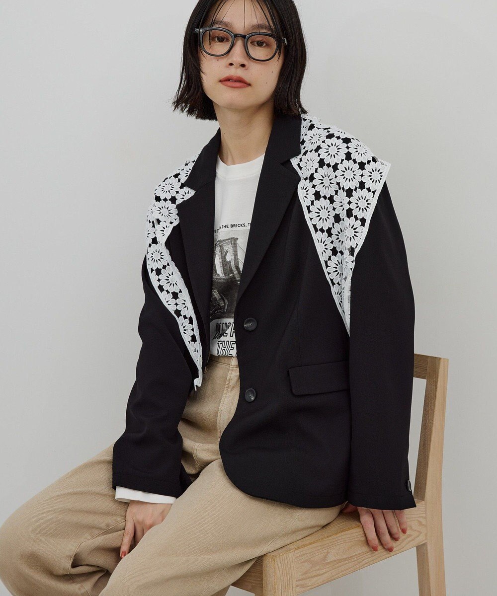 AMERICAN HOLIC 【イージーケア】テーラードジャケット 