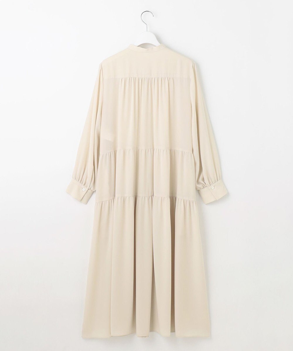 自由区 L シルキータッチティアード ドレス 