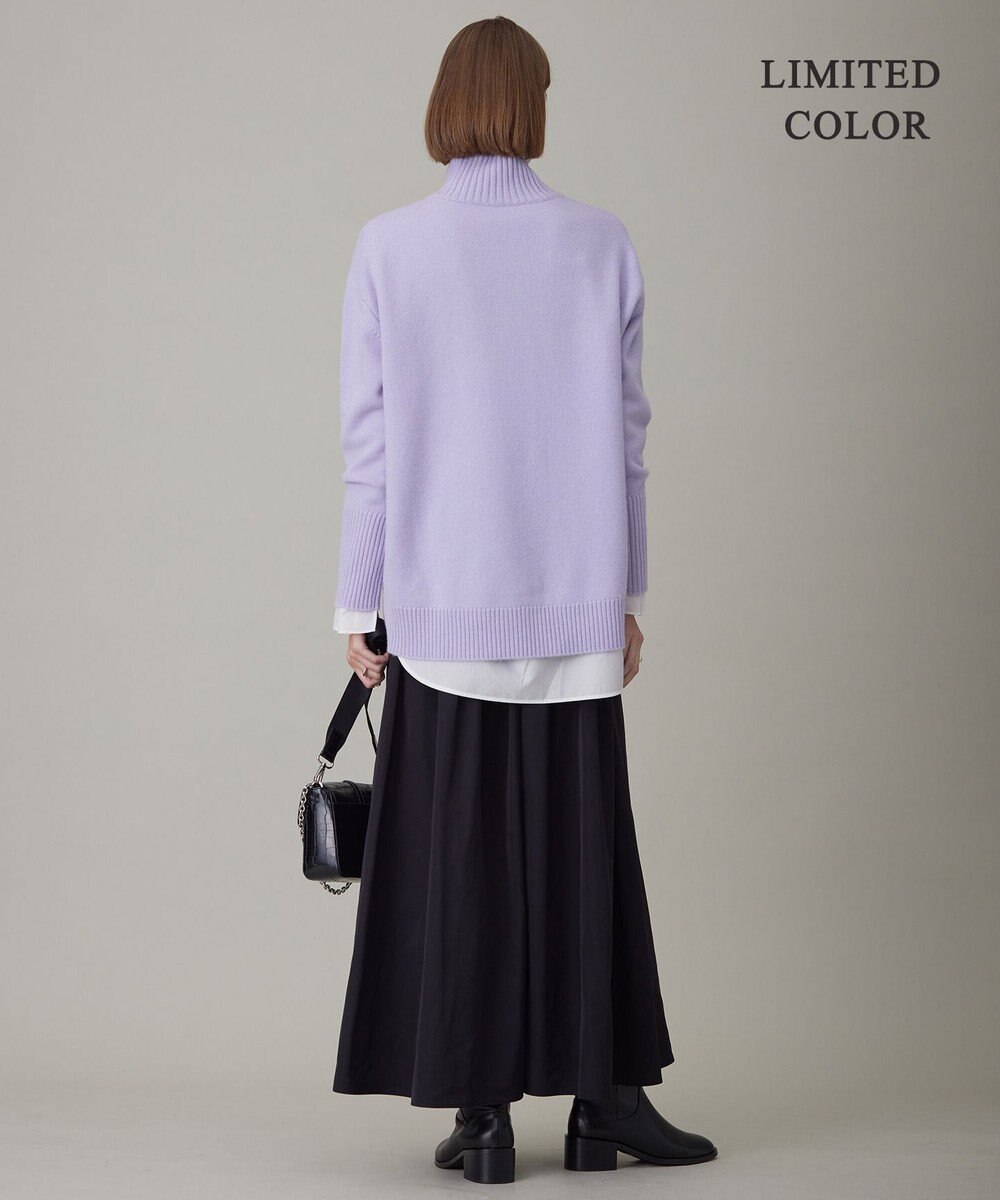 ICB 【新色追加・WEB限定カラーあり】 ソフトカシミヤミックス ハイネックニット 