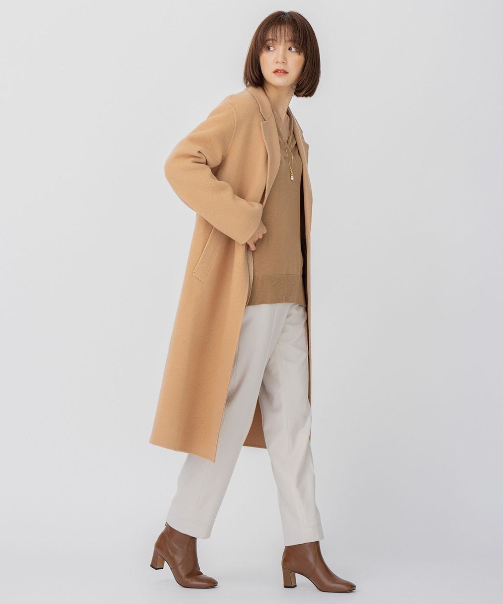 23区 ウールリバー ロングコート 