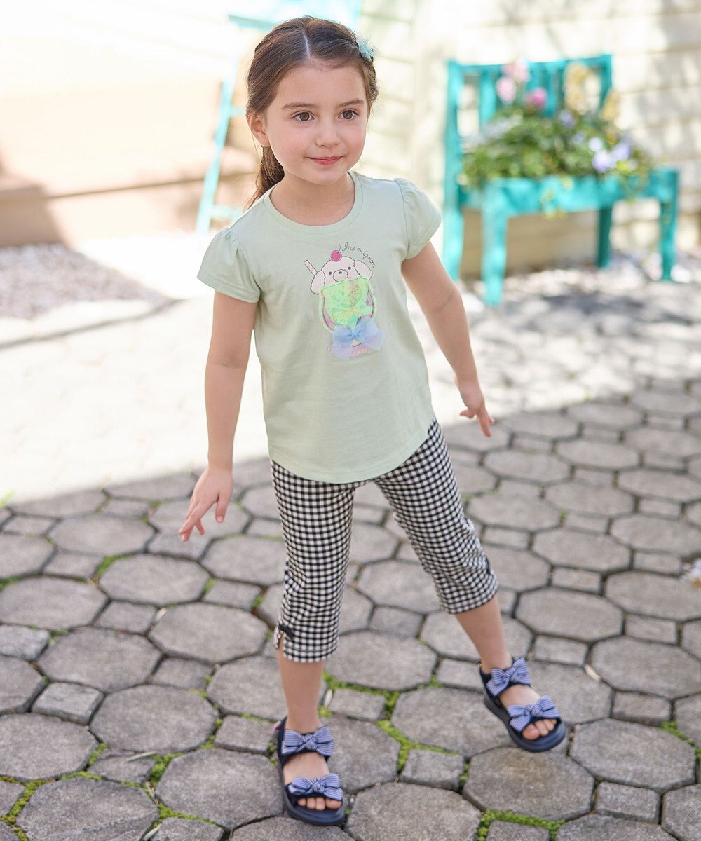 ANY KIDS シャラシャラ ビーズ入り Tシャツ 