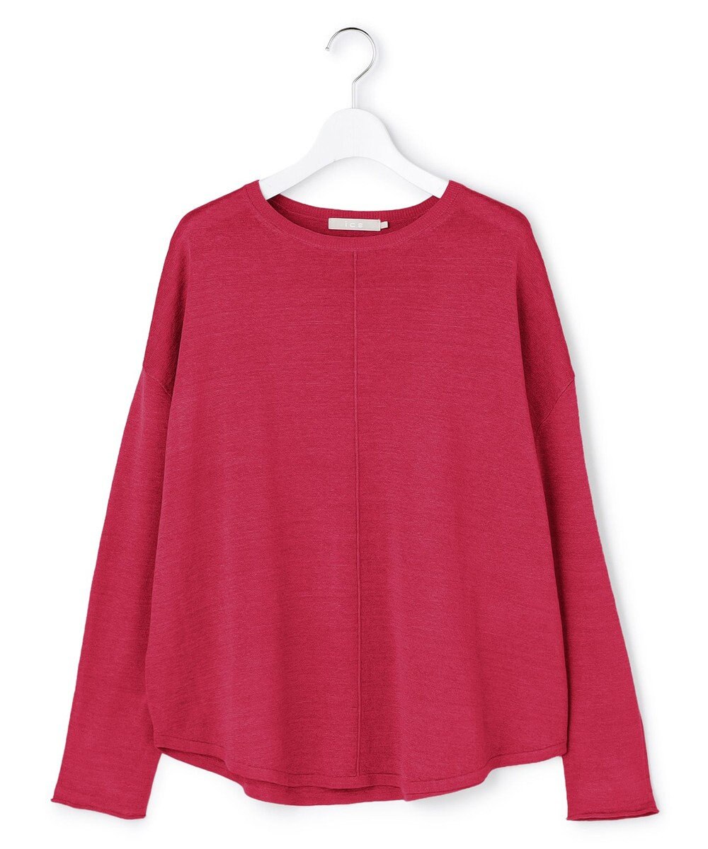 ICB 【先行予約】リネンレーヨンハイゲージ プルオーバーニット 