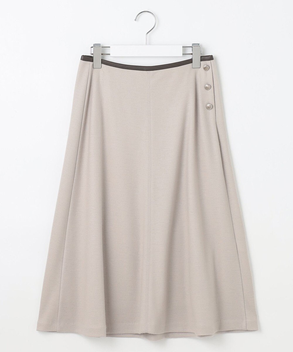 J.PRESS LADIES L 【洗える】ウールスムース スカート 