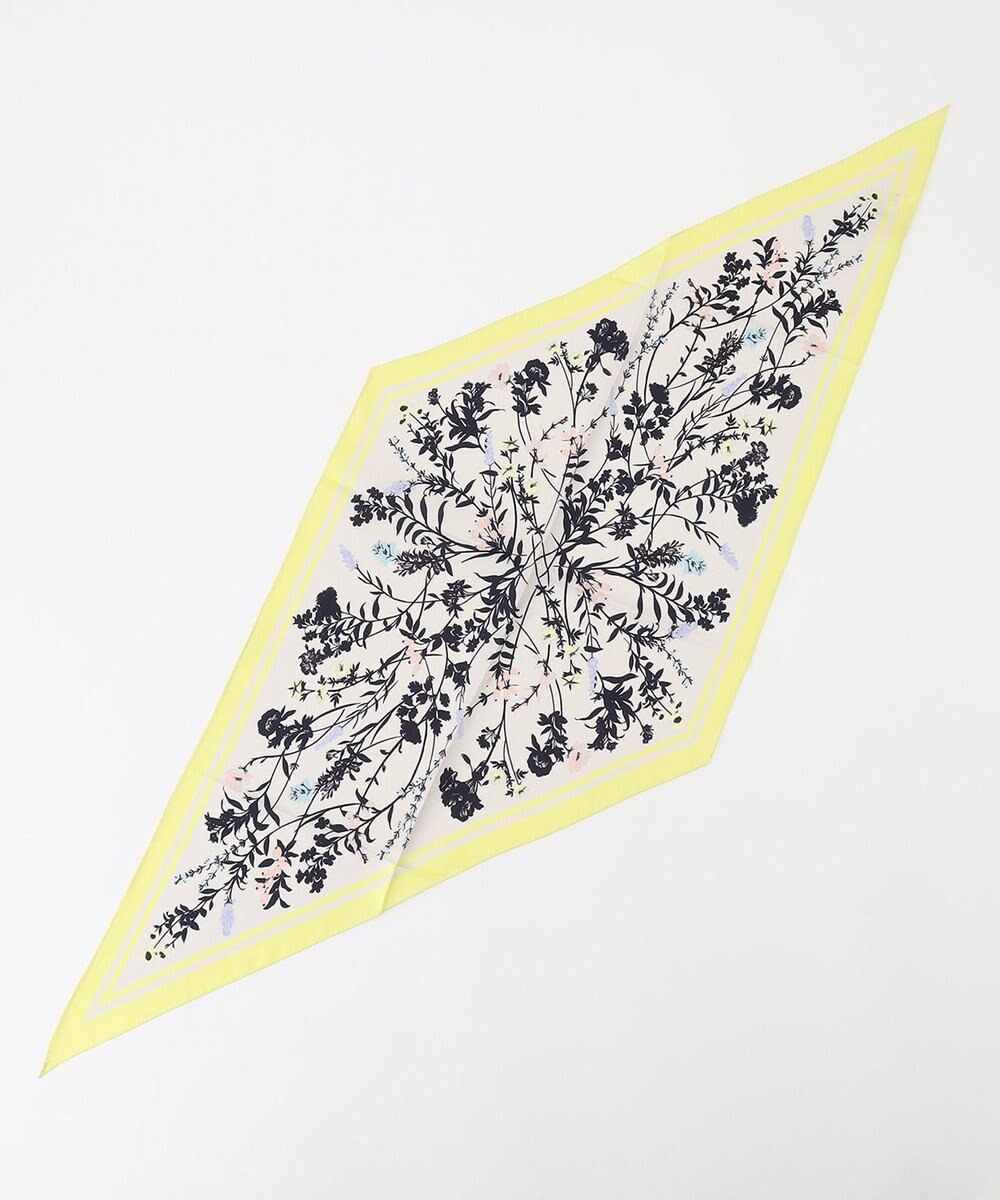 自由区 シルクプリント スカーフ 