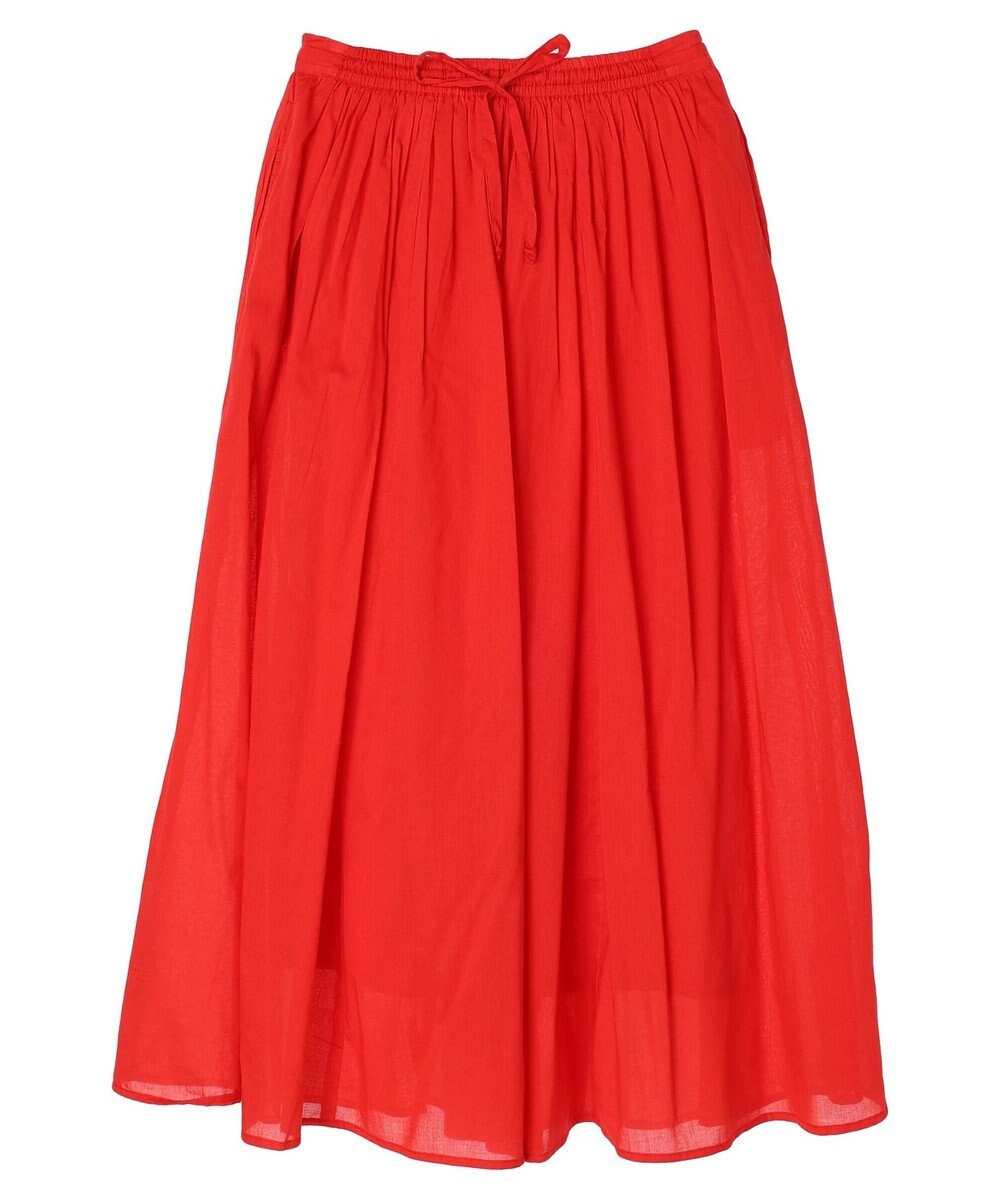 earth music&ecology コットンボイルボリュームスカート 