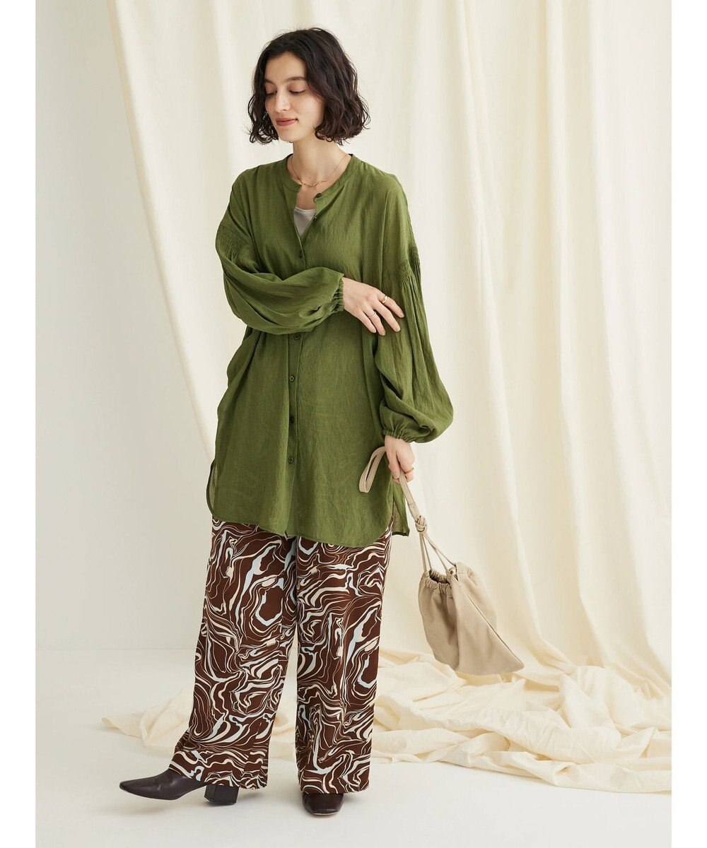 CRAFT STANDARD BOUTIQUE アソートプリント　柄イージーパンツ 