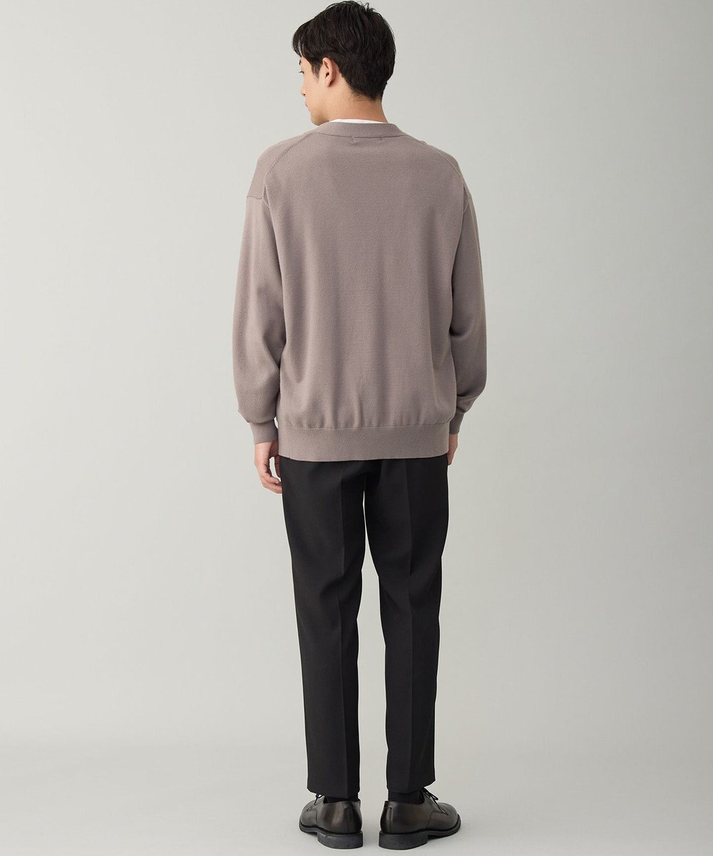 UNFILO MENS 【OCEANS YouTube 掲載/男女兼用】スムースシルキーニット カーディガン 