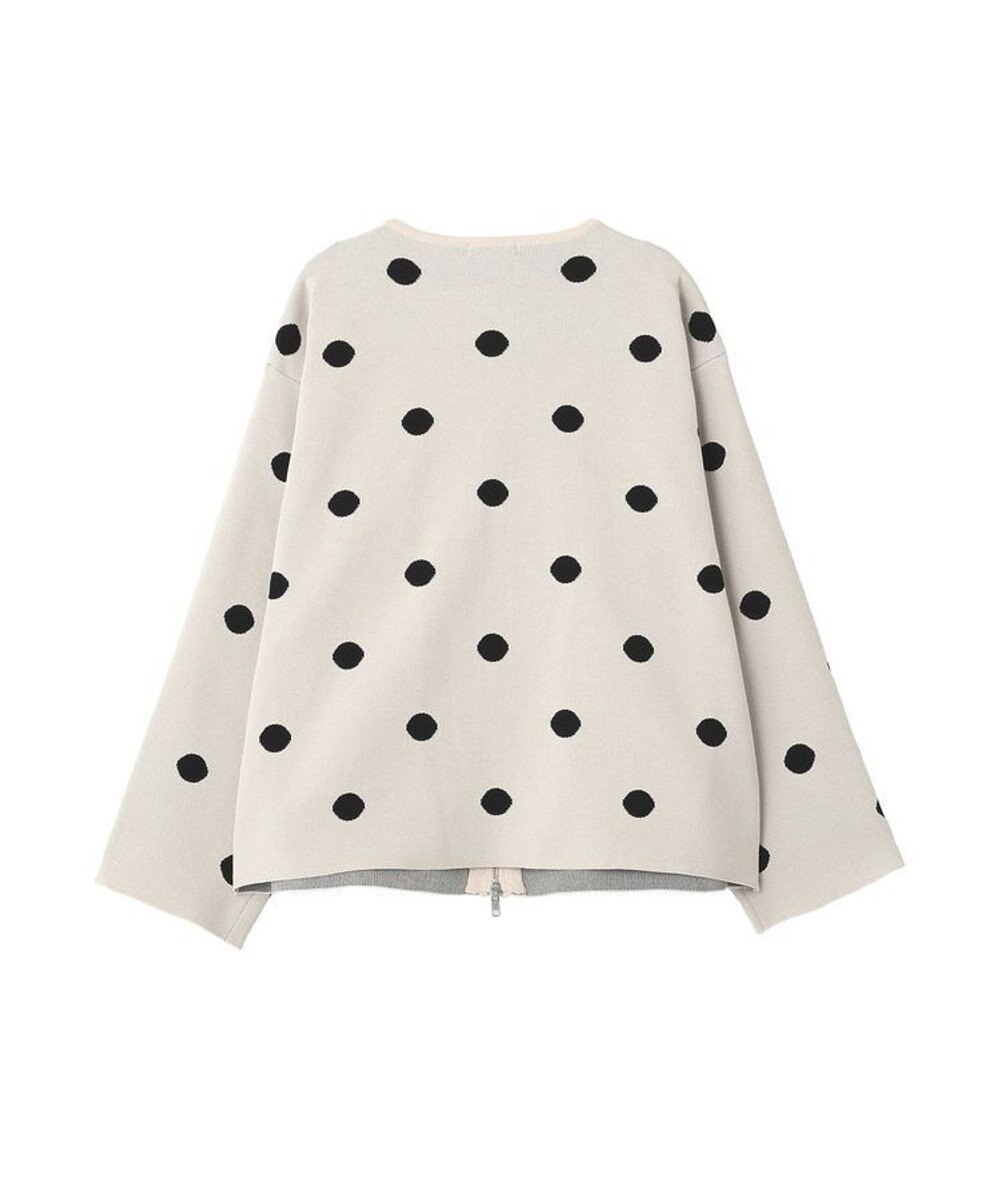 earth music&ecology 【予約】ダブルジップドットカーディガン 