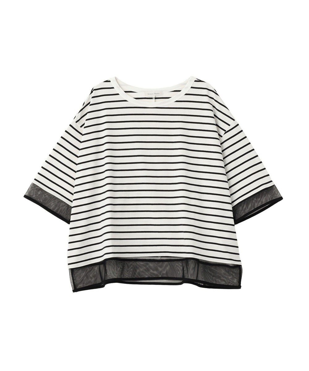 Green Parks 【適ON】遮熱チュールドッキングプルオーバー 