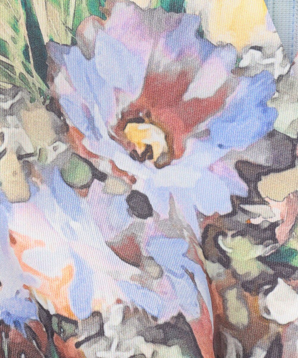 GRACE CONTINENTAL グラデフラワープリントトップ 