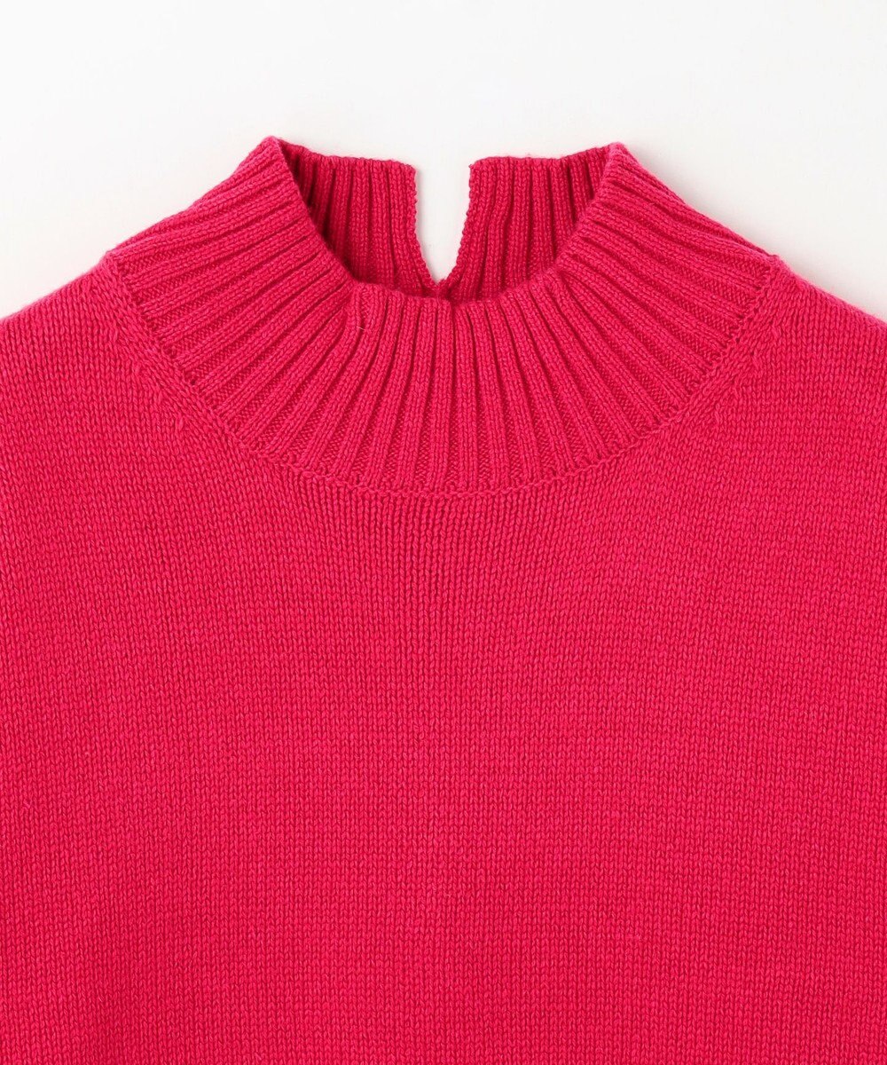 ANY L ラムウールボトルネックプルオーバー 