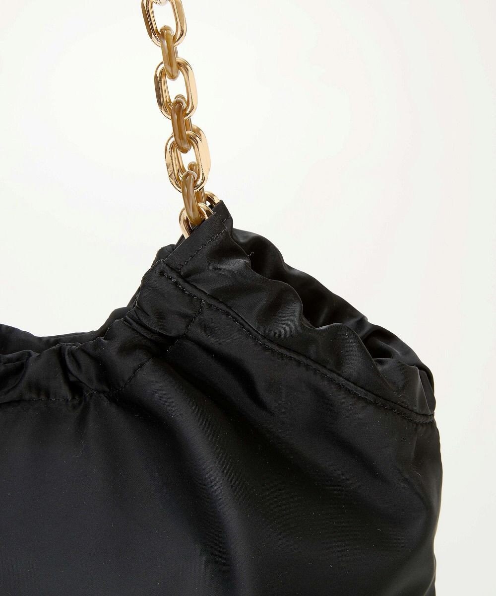 TOPKAPI 【TREASURE TOPKAPI】コンビチェーン ギャザー ナイロン トートバッグ 