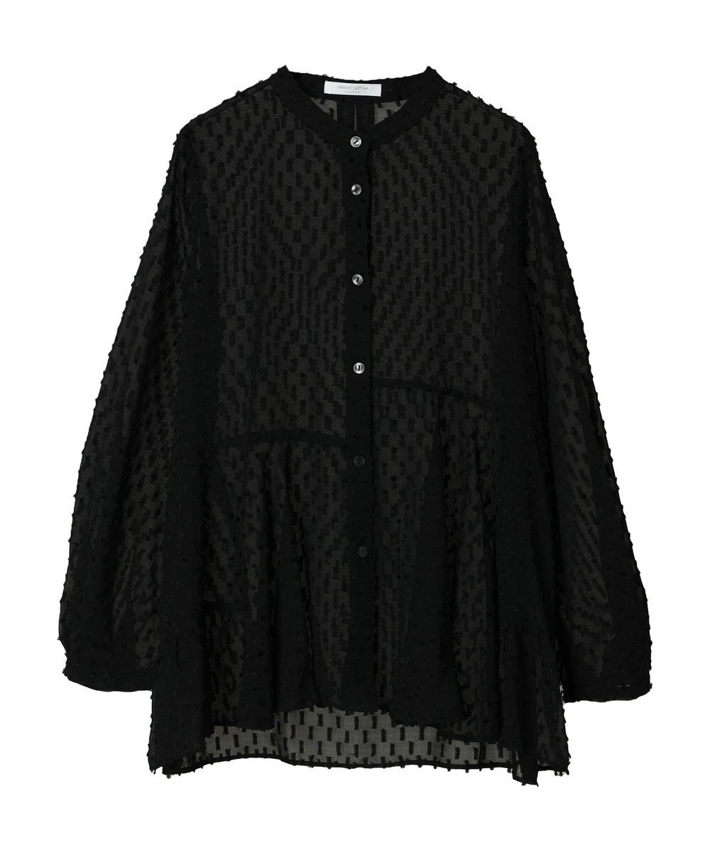 Green Parks アシメティアードブラウス 