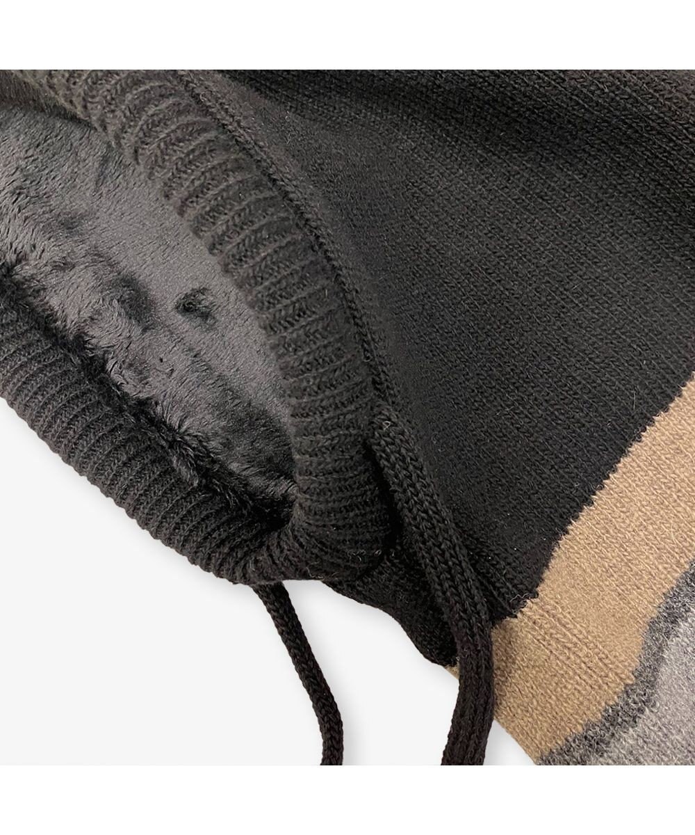 林八百吉商店 un chapeau ニットバラクラバ 