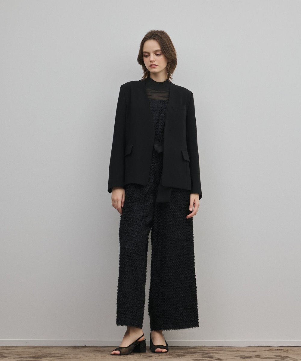 GRACE CONTINENTAL トリアセノーカラージャケット 