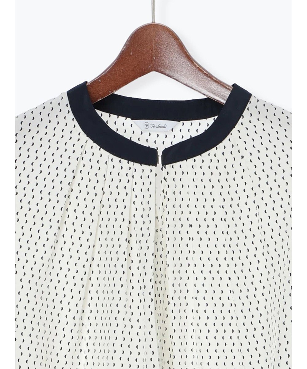 Te chichi スクエアチャームフロントタックブラウス 