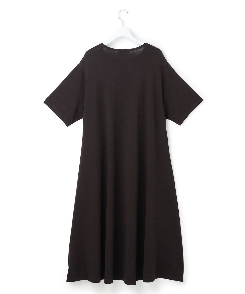 23区 L 【先行予約/Lサイズ限定】レーヨンポリエステルストレッチ ニット フレア ワンピース 