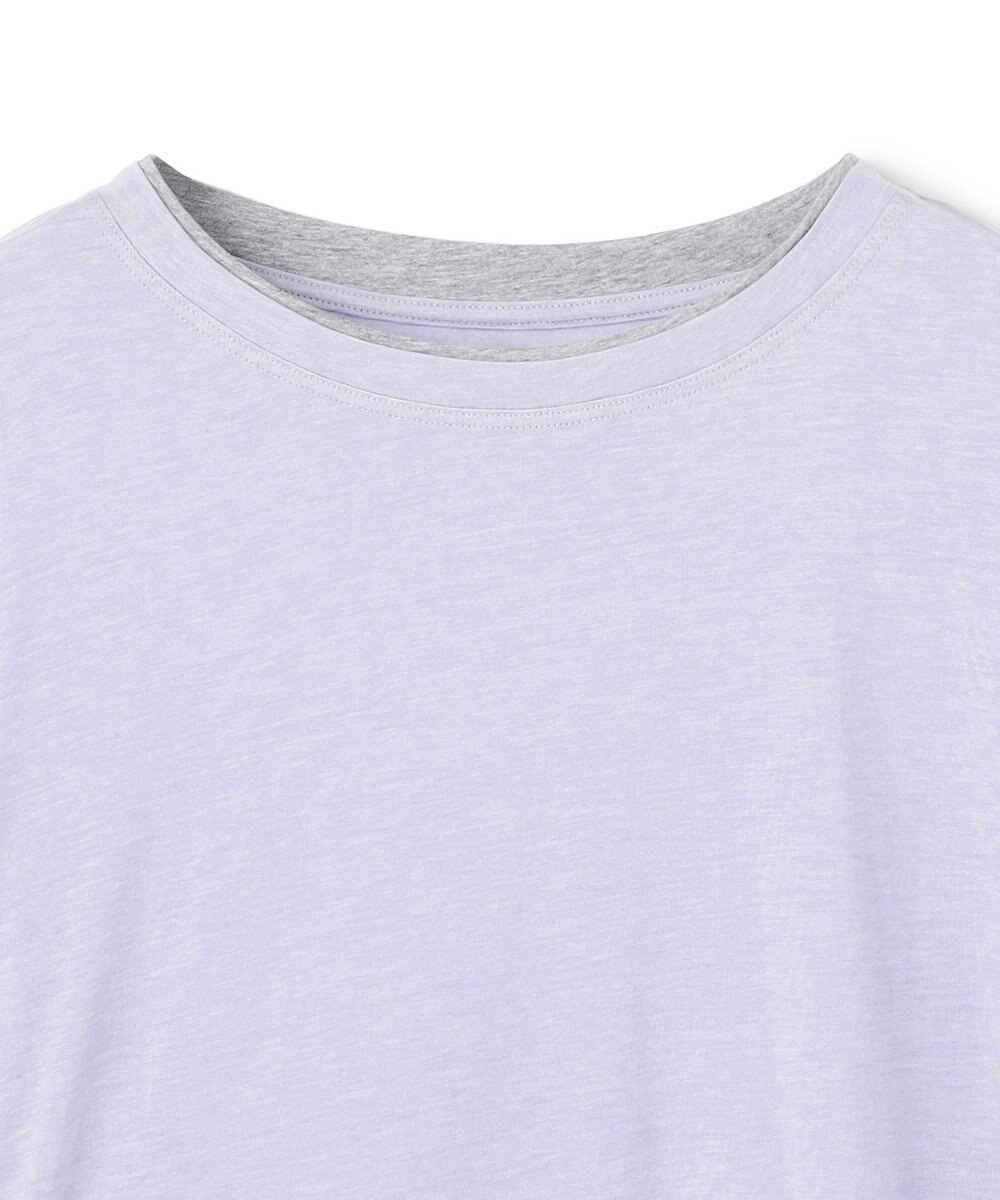 UNFILO L ソフトウール フェイクレイヤード ロンT 